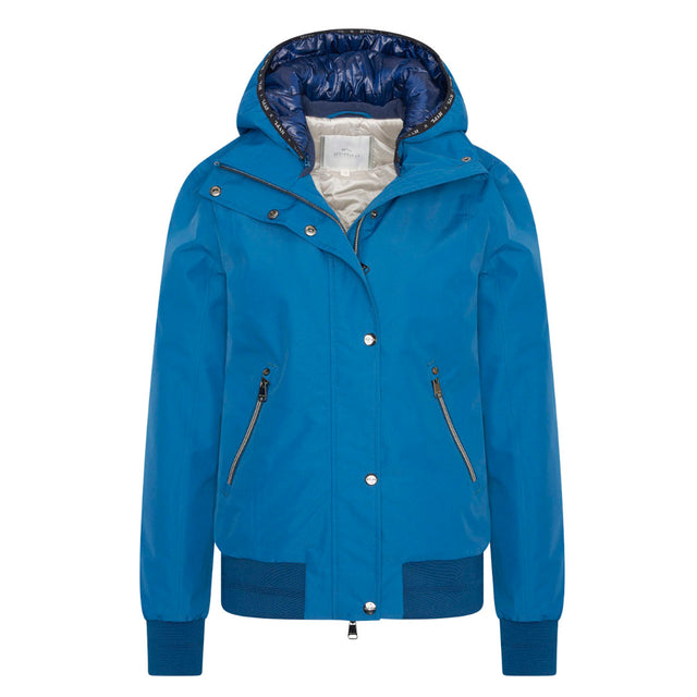 HV Polo Novia Ladies Waterproof Bomber Jacket #colour_deep-sea-blue