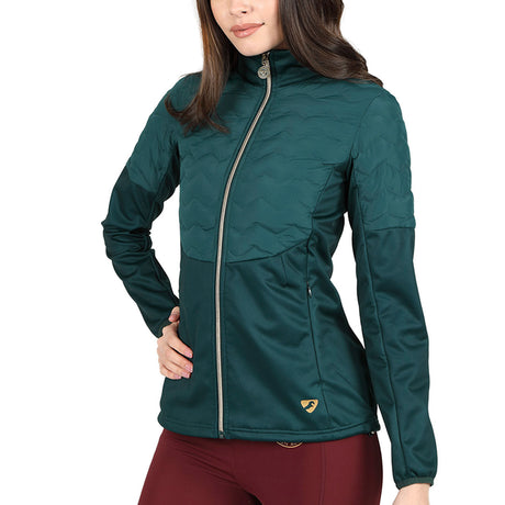 Shires Aubrion Regent Lightweight Ladies Jacket #colour_dark-green