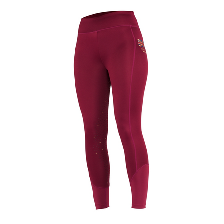 Aubrion Team Maids Winter Riding Tights #colour_mulberry