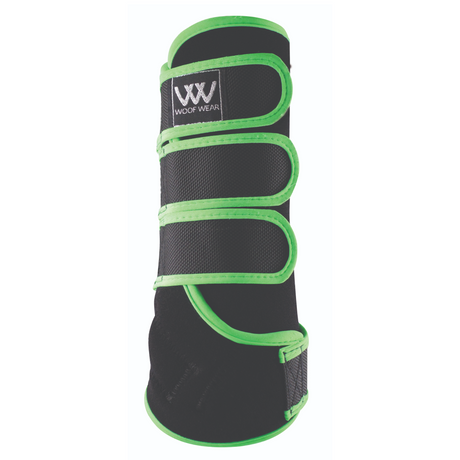 Woof Wear Training Wraps #colour_black-lime