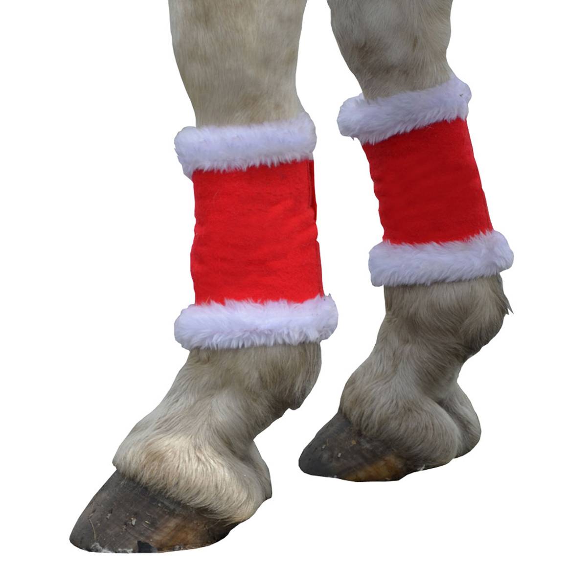 HY Kerstmis Santa Horse Leg Wraps (set van 4)