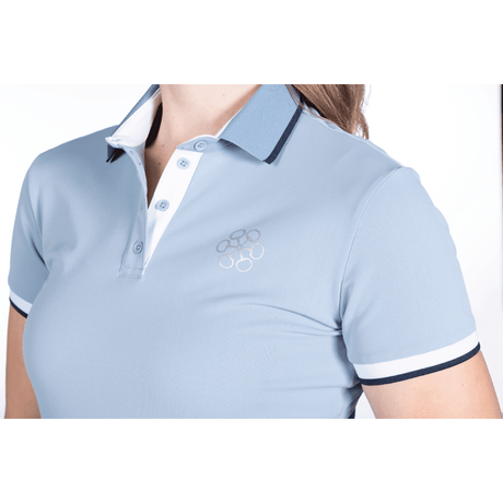 HKM Bloomsbury Polo Shirt #colour_smokey-blue