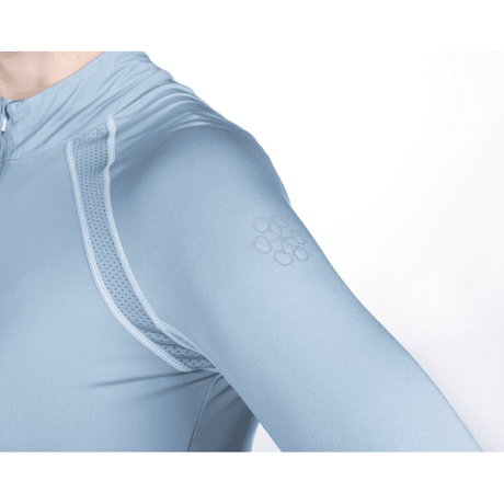 HKM Bloomsbury Long Sleeve Functional Shirt #colour_smokey-blue