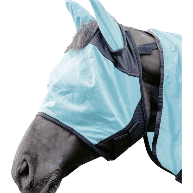 HKM Aqua Anti-Fly Mask #colour_aqua